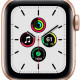 Apple Watch SE GPS 44mm Gold Aluminium Case with Starlight Sport Band (MKQ53) 